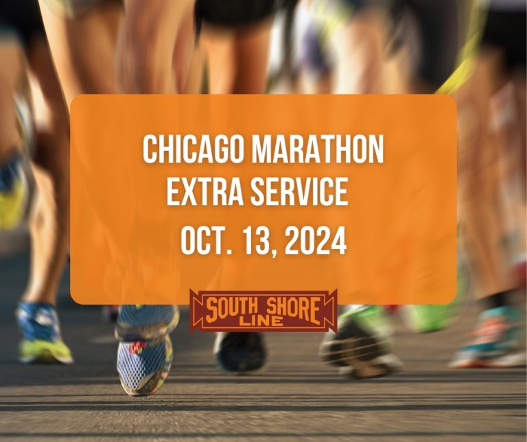 Chicago Marathon Extra Service October 13, 2024 South Shore Line